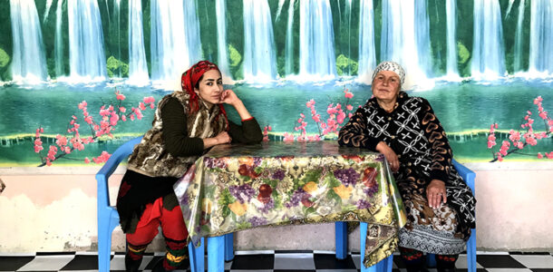 mother and daughter at the hotel Wakhan valley